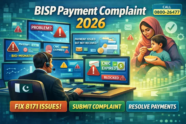 BISP payment issue resolution in action