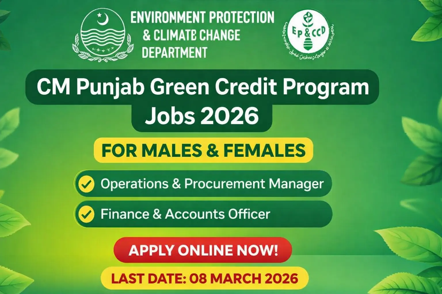 CM Punjab Green Credit Program