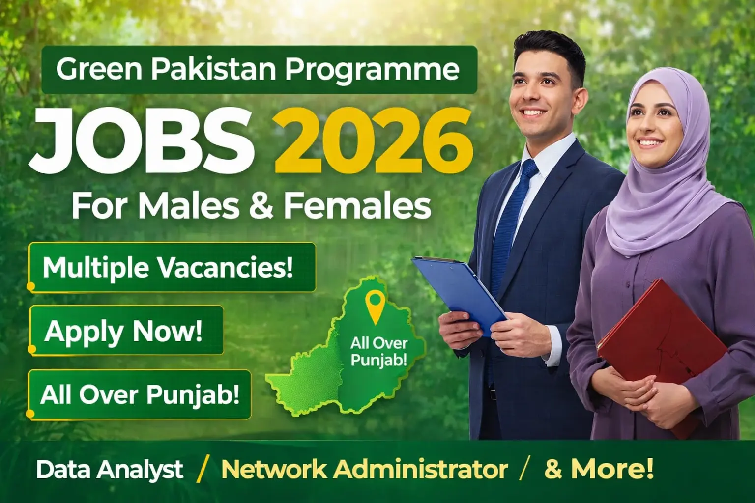 Green Pakistan Programme Jobs