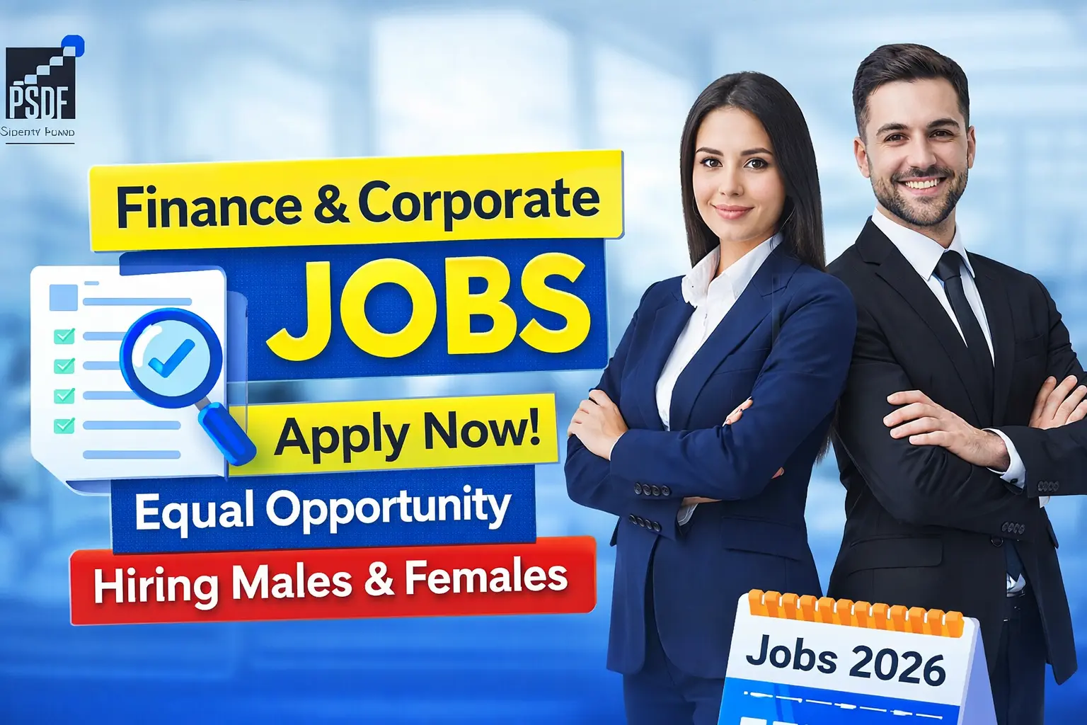 PSDF Finance & Corporate job openings