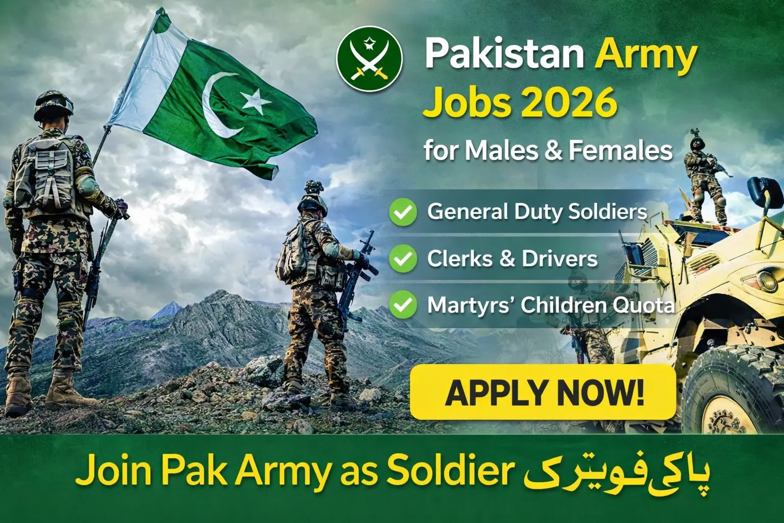 Pakistan Army Jobs 2026
