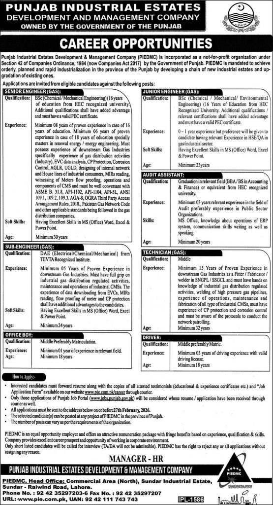 Senior Engineer PIEDMC Jobs 2026
