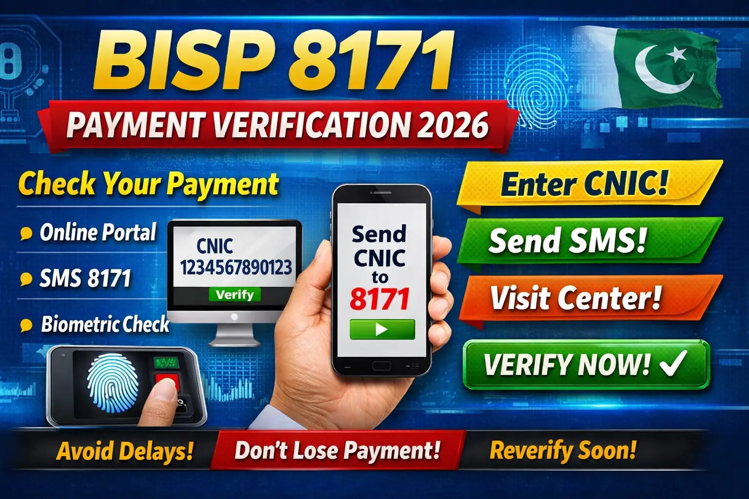 BISP 8171 payment verification guide