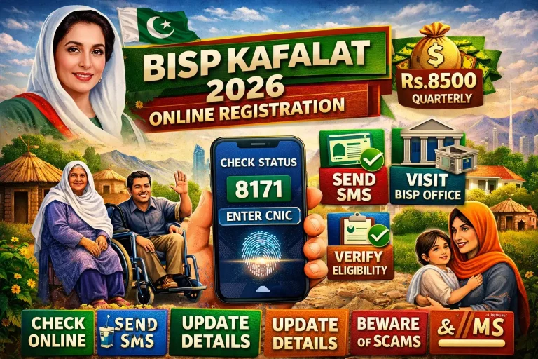 BISP Kafalat 2026 Registration Status Check