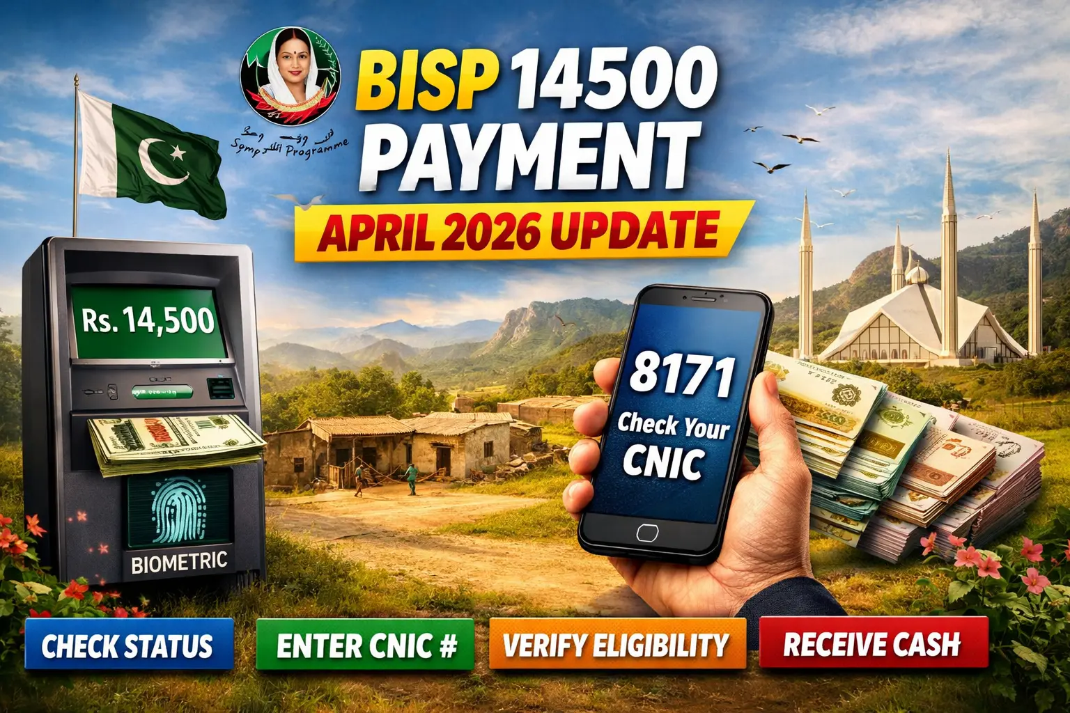 BISP New Installment Rs.14500 April 2026
