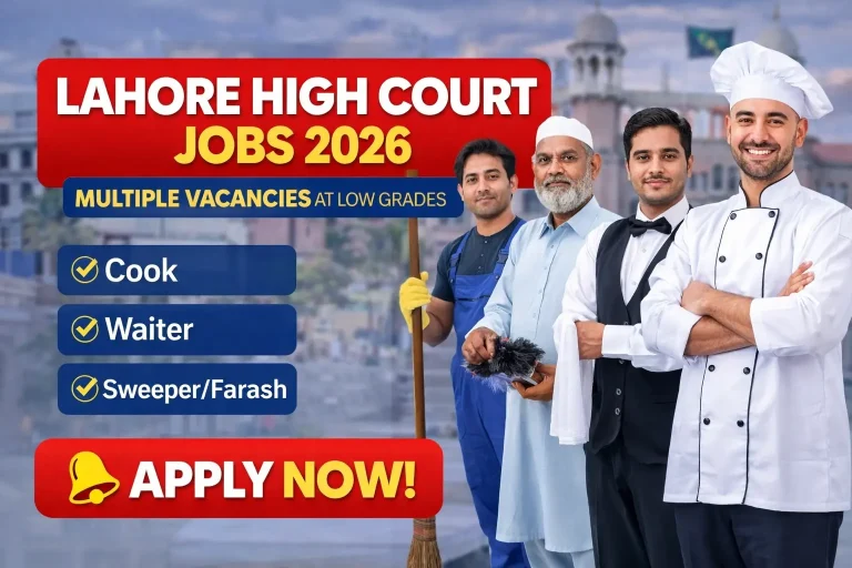 Lahore High Court job openings 2026