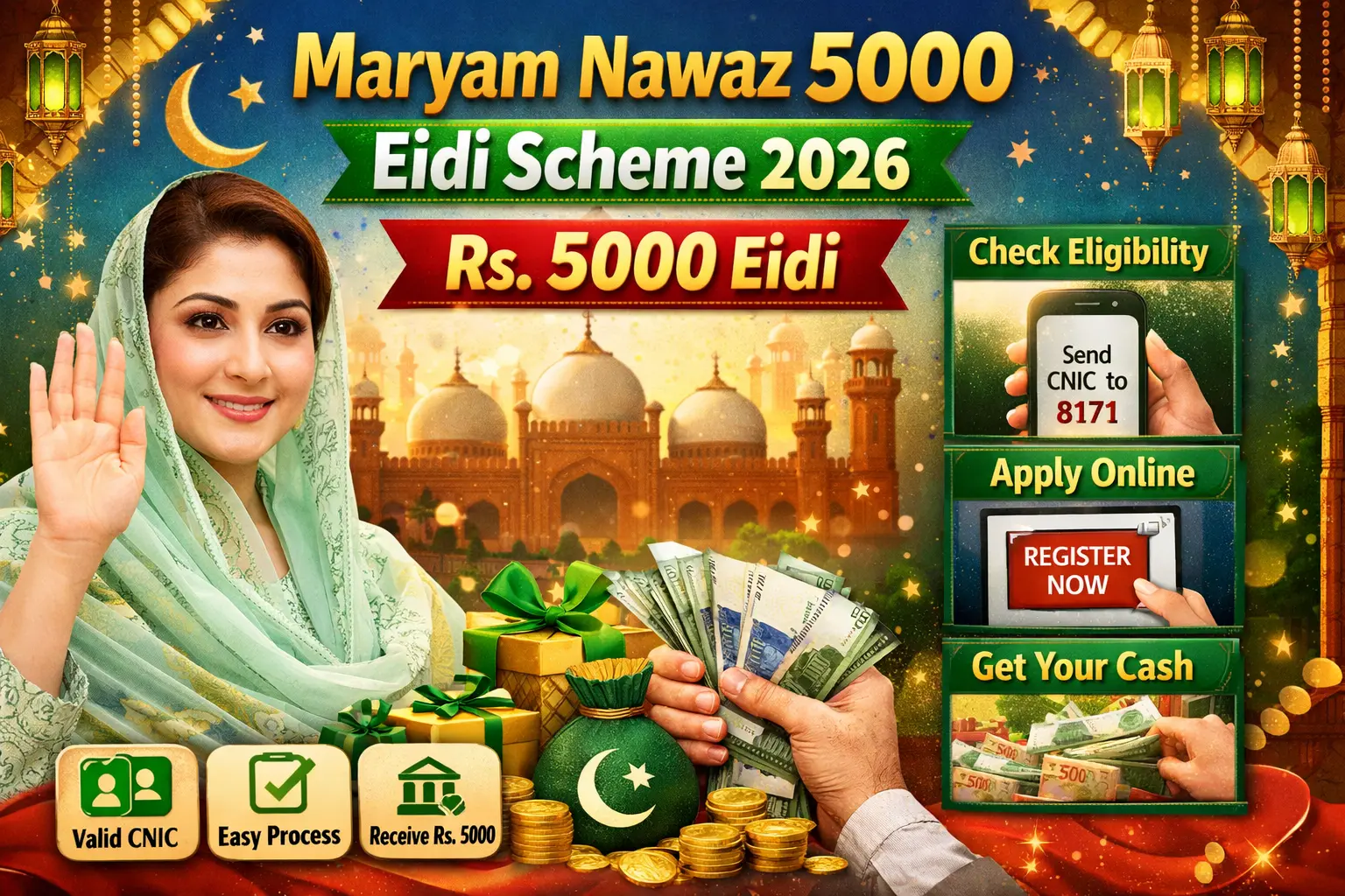 Maryam Nawaz Eidi Scheme 2026