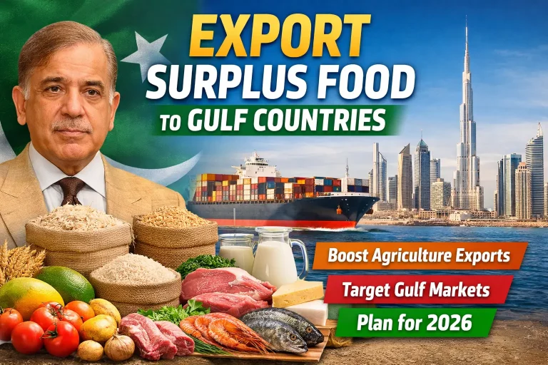 Pakistan food export initiative