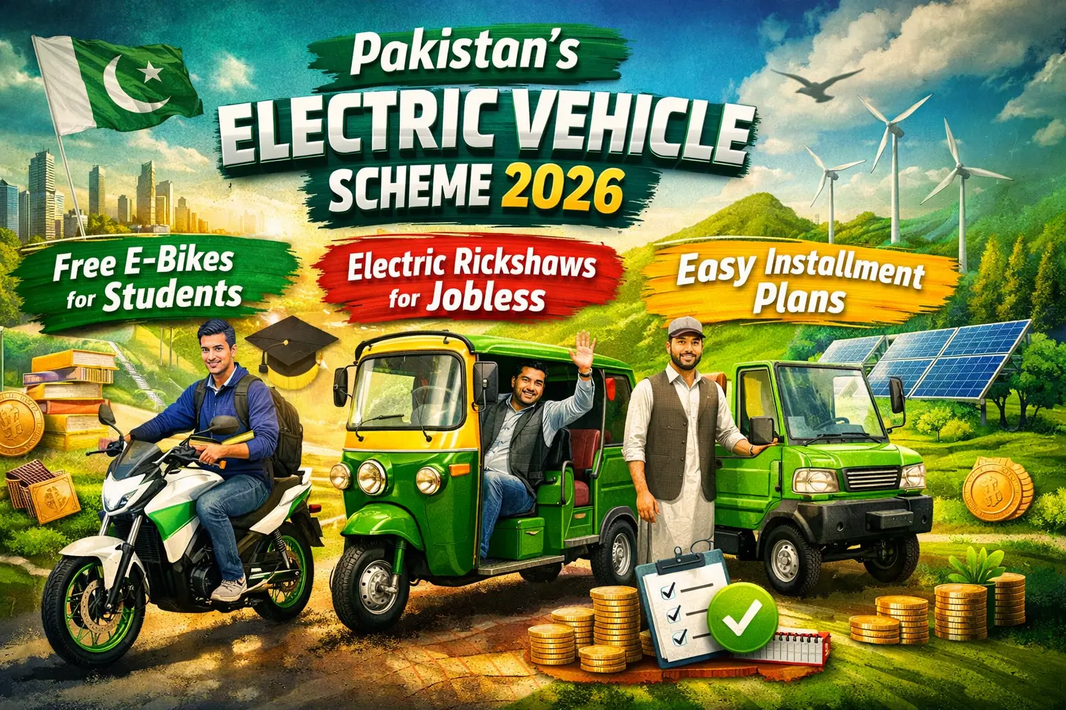 PM Electric Rickshaw & Bike Scheme
