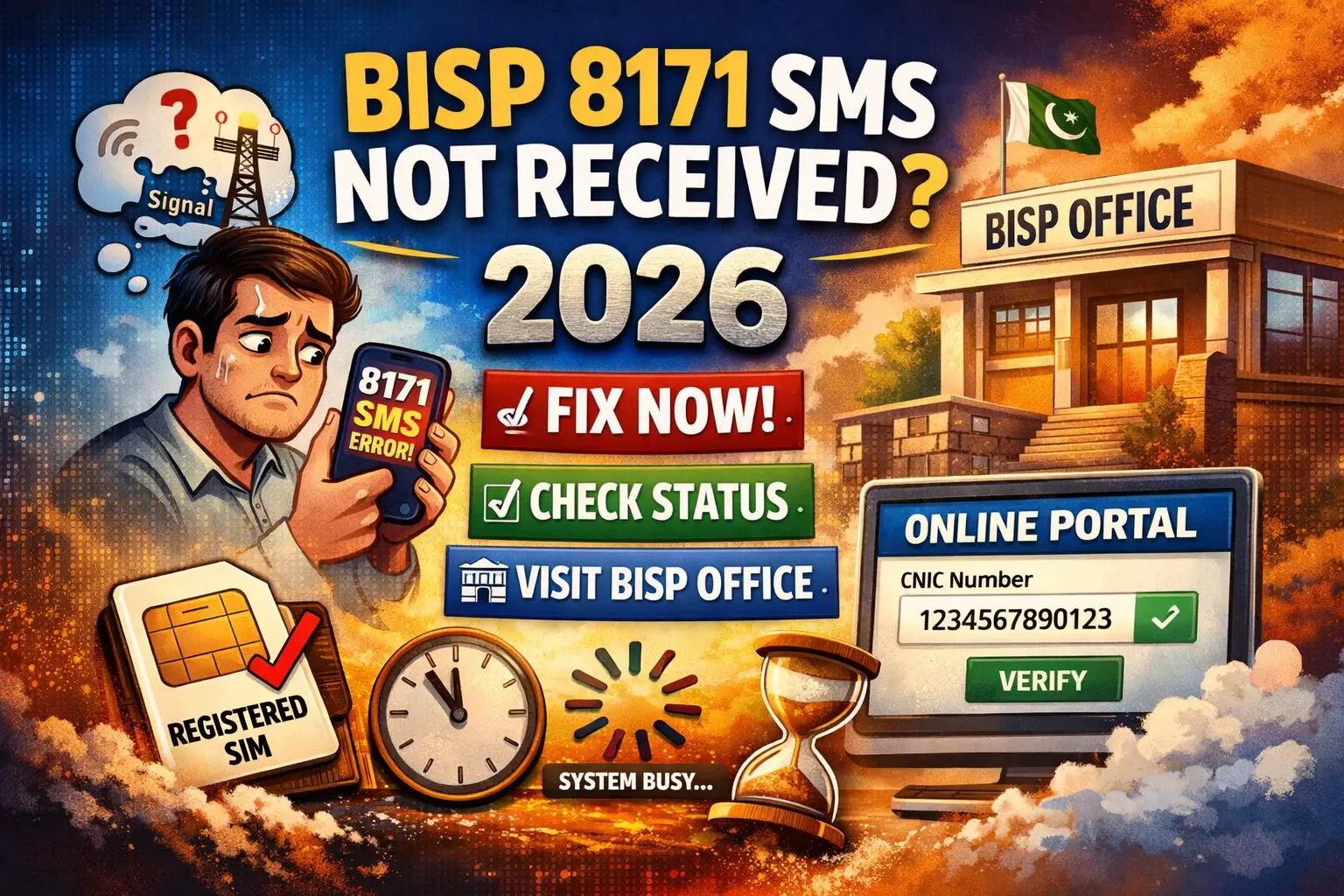 8171 SMS Not Working