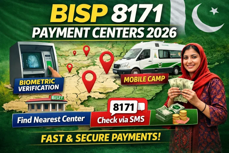 BISP 8171 Payment Centers 2026 Find Your Nearest Location Easily