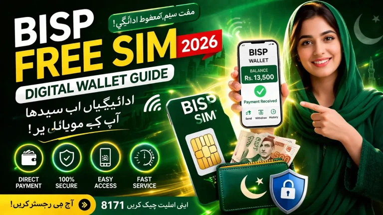 BISP Free SIM & Digital Wallet