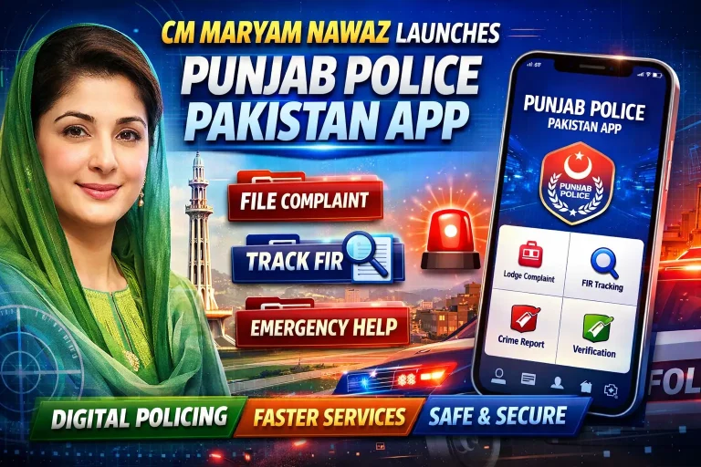 CM Maryam Nawaz launches police app