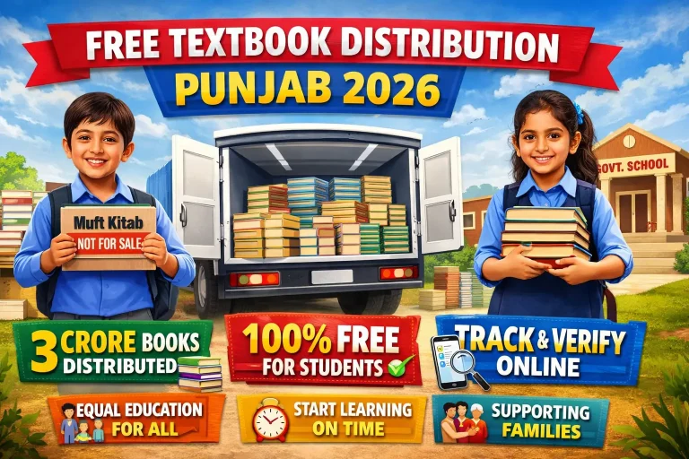 Free Textbook Distribution Punjab 2026 Complete Guide