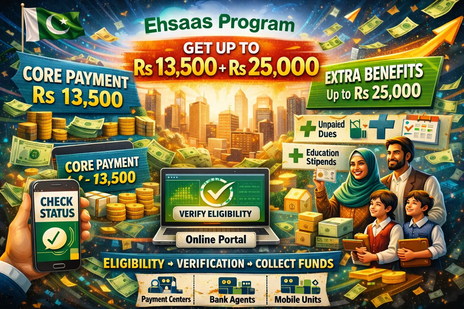 Ehsaas 25000 Payment