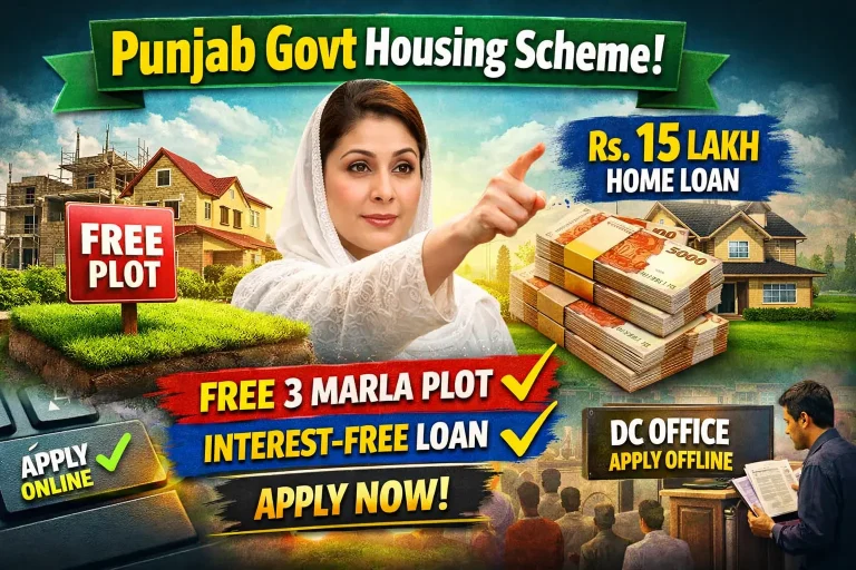 Free 3 Marla Plot & Rs. 15 Lakh Loan