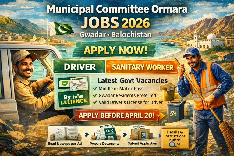 Gwadar Govt Jobs 2026