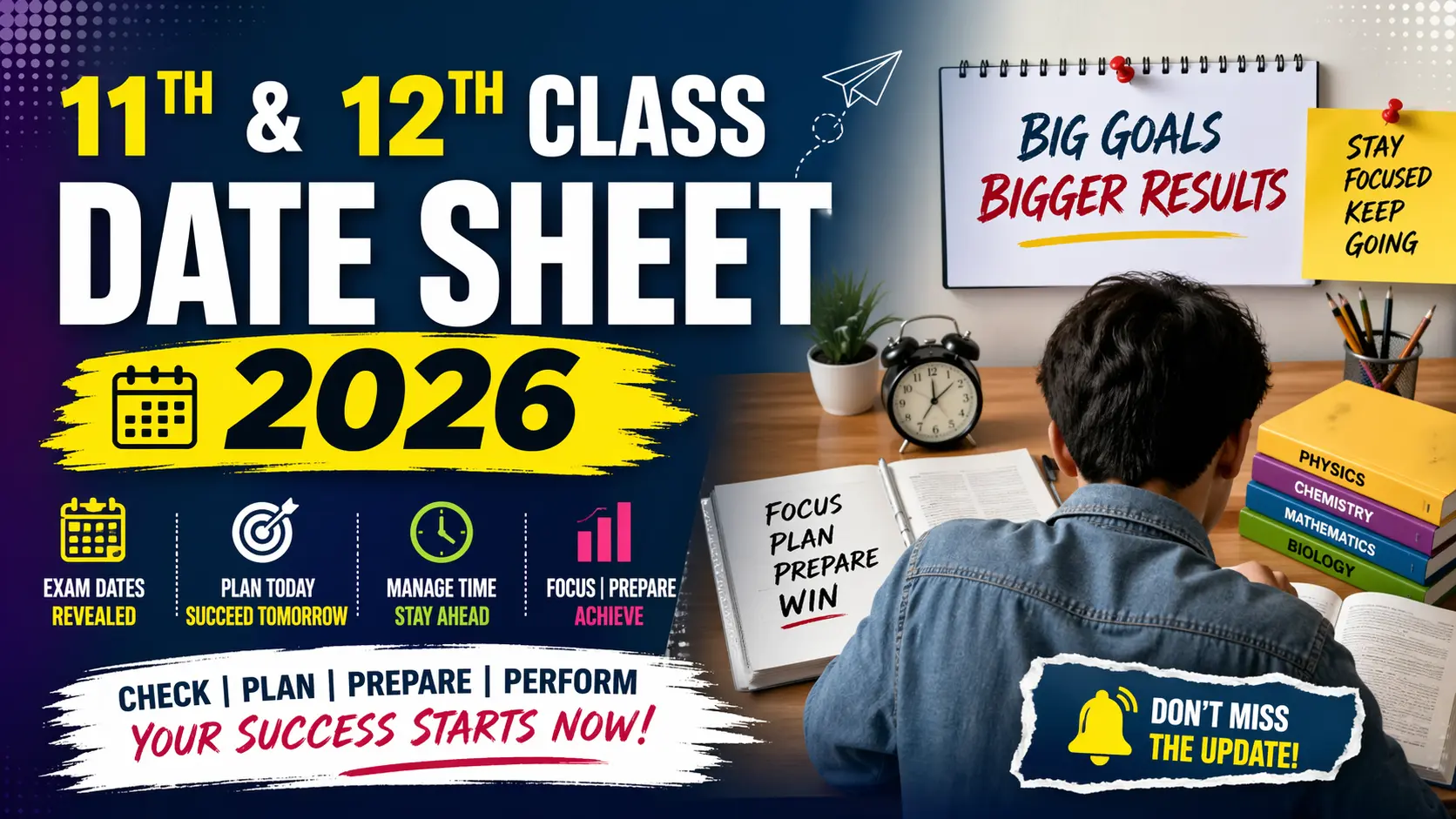 Intermediate Exam Date Sheet