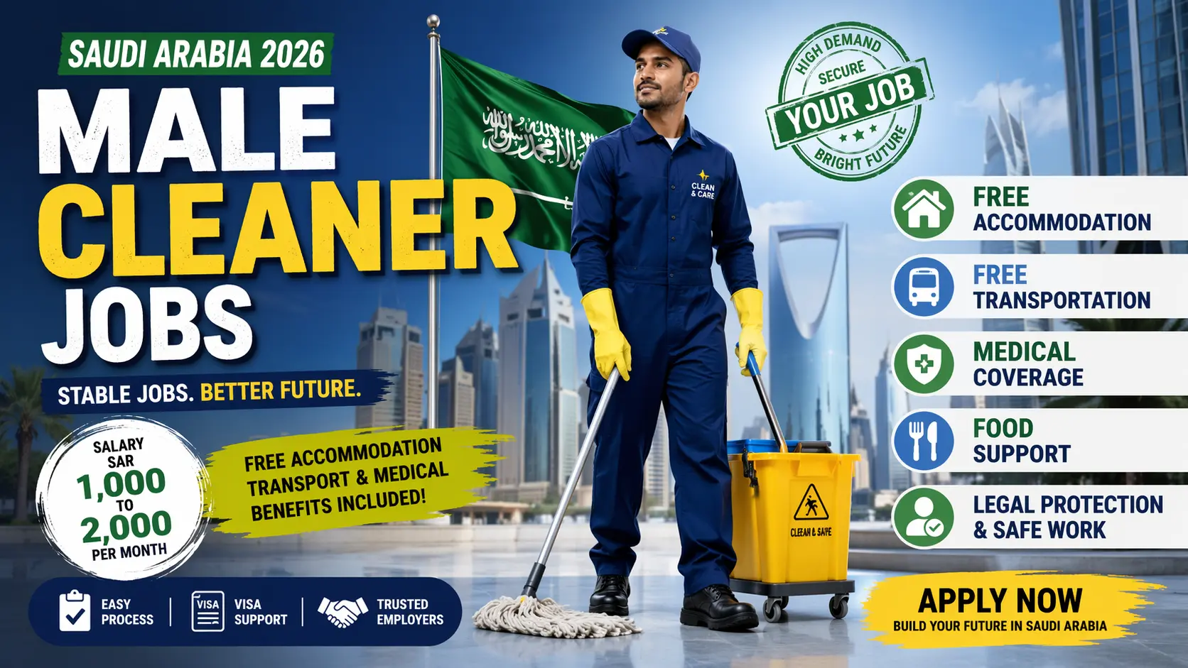 Male Cleaner Jobs