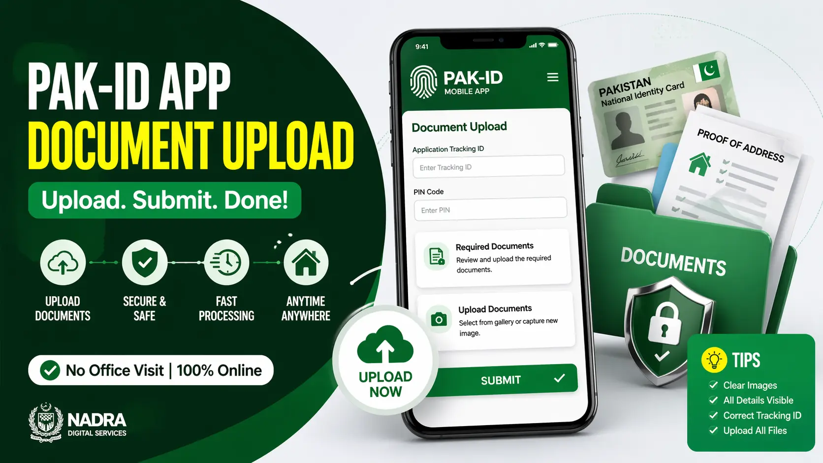 Pak-ID App Document Upload