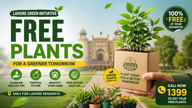 Punjab Government Free Plants Scheme Lahore: Complete Guide to Apply