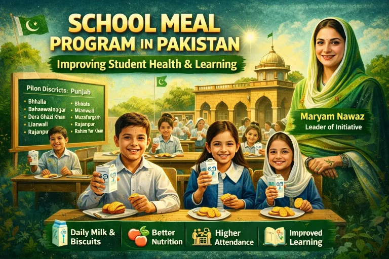 School Meal Program in Pakistan Improving Student Health and Learning