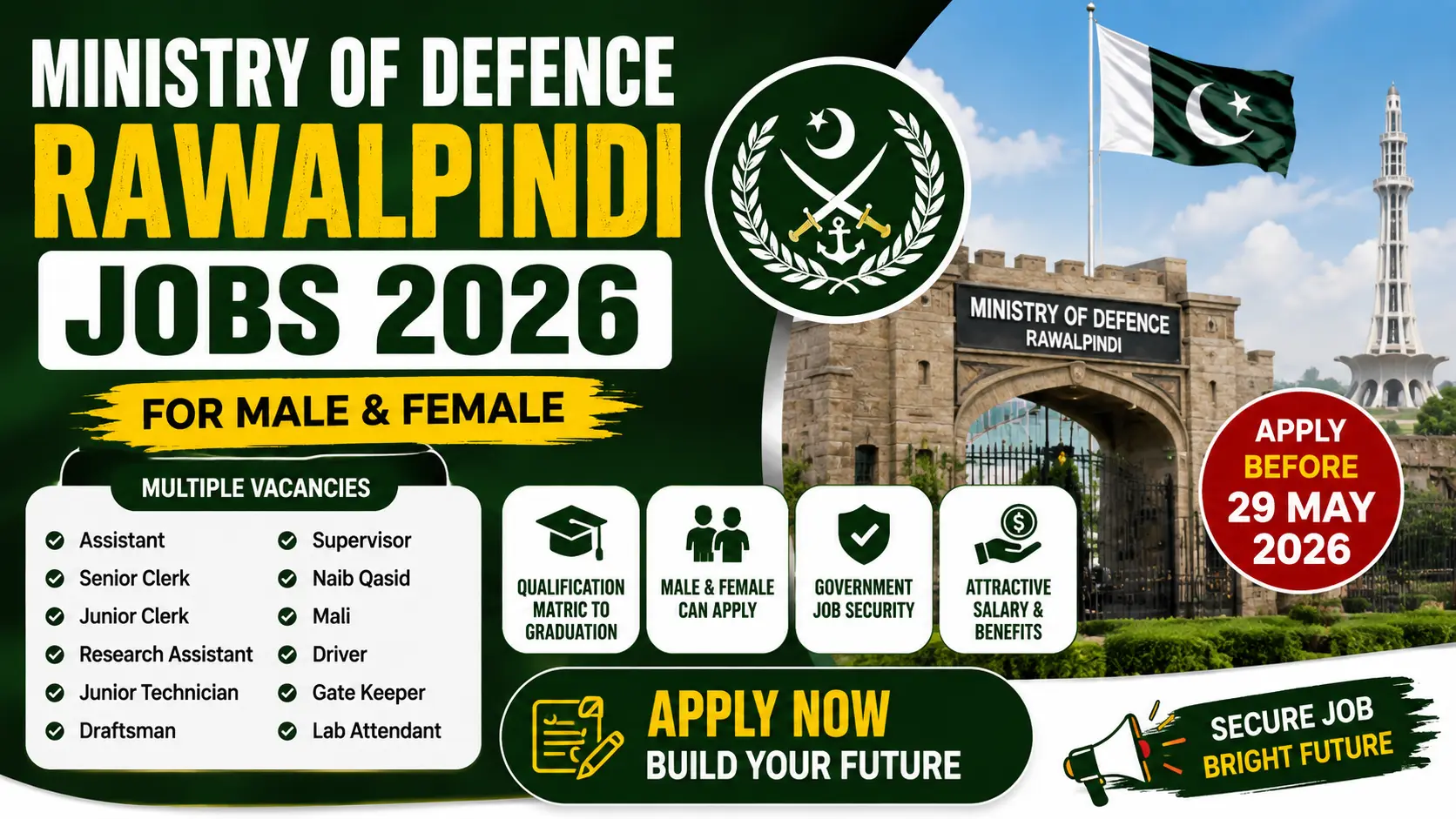 Government job opportunities in Rawalpindi