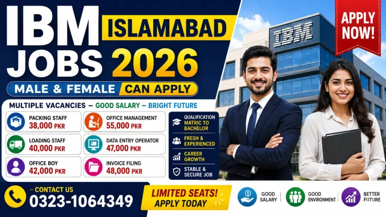 IBM job openings in Islamabad 2026