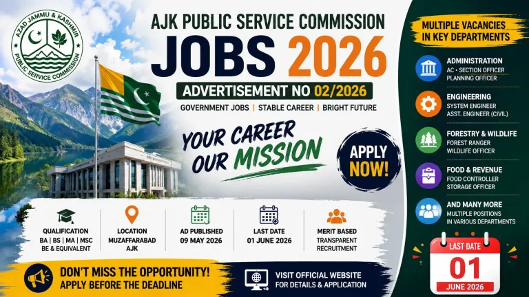 Latest AJK Public Service Commission Jobs 2026: Apply Online Guide
