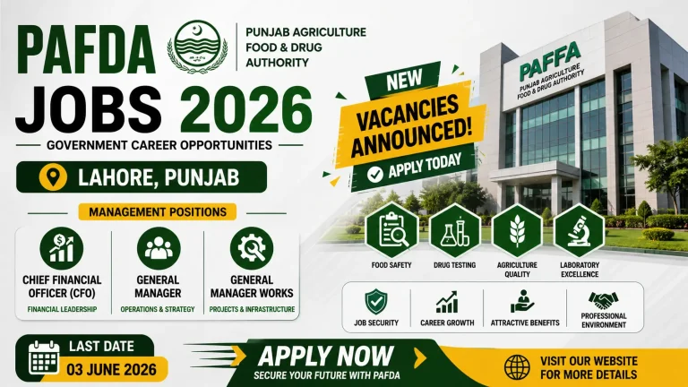PAFDA Punjab Jobs 2026 | Open for Multiple Management Positions