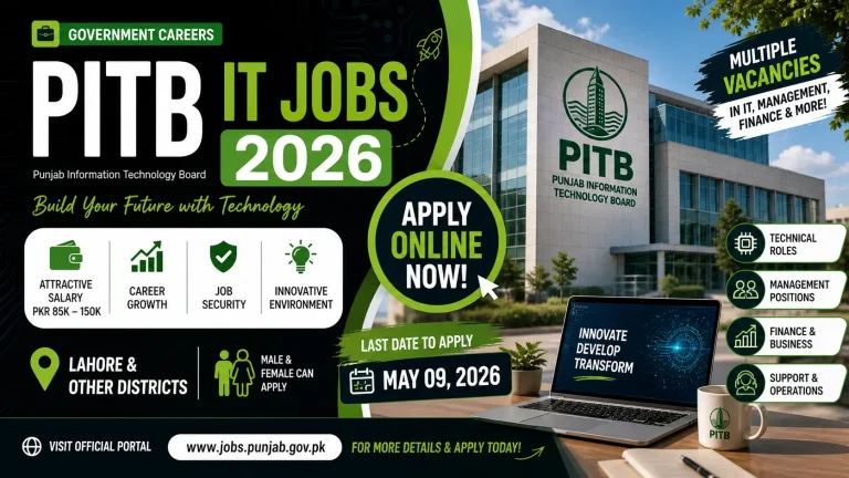 Punjab IT Board Jobs 2026 Online Apply: Latest Careers in PITB