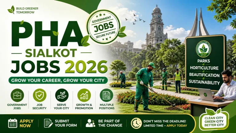 Sialkot PHA Careers 2026: Eligibility, Posts, and How to Apply